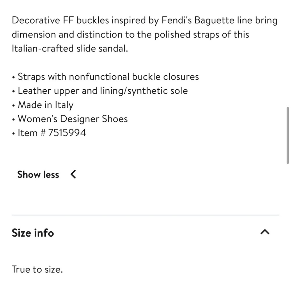 Fendi F Buckle Sandals - Picture 8 of 9